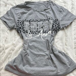 GUESS Gray Graphic T-Shirt